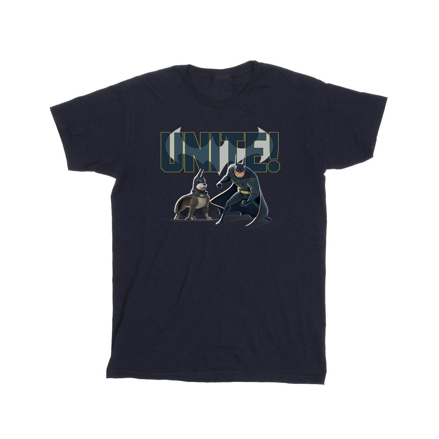 Image of Dc League Of Superpets Unite Pair Tshirt Jungen Marine 116