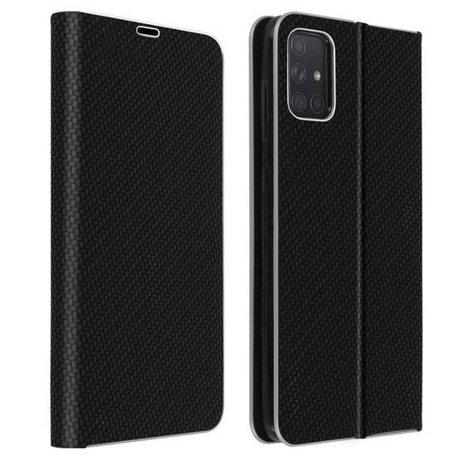 Avizar  Housse Samsung Galaxy A71 Carbone Noir 