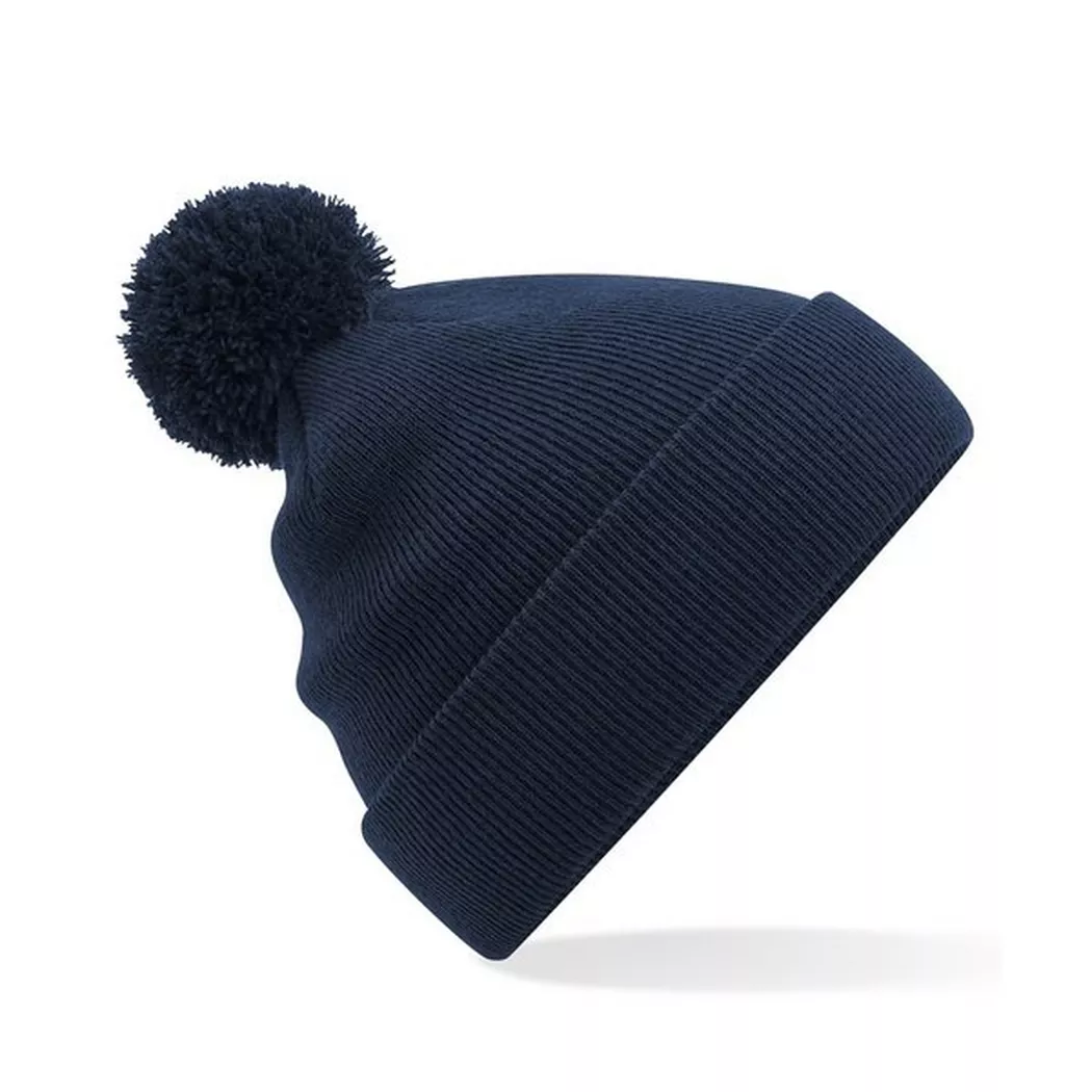 Beechfield - Original Mütze Bommel, One Size, Navy