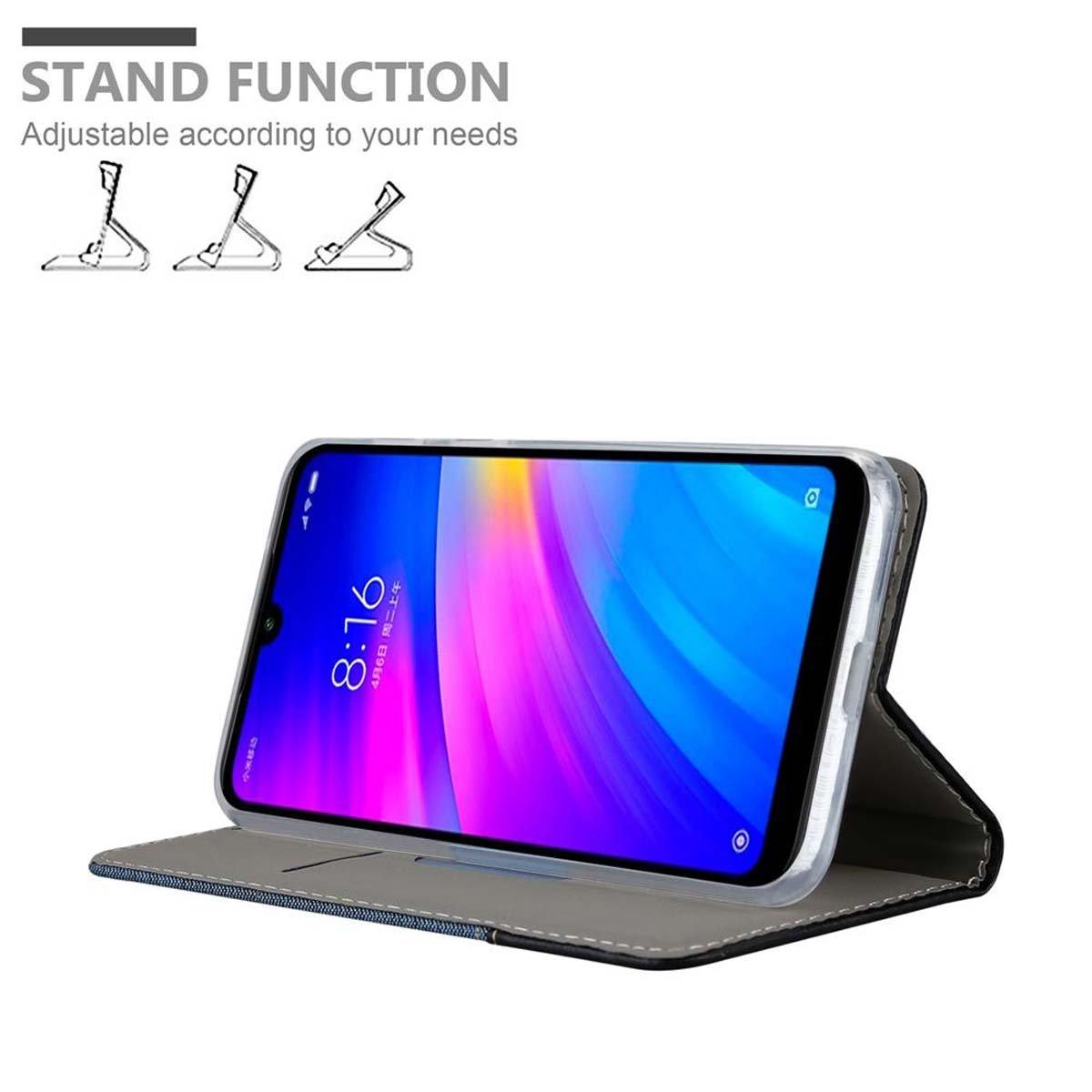 Cadorabo  Housse compatible avec Xiaomi RedMi 7 - Coque de protection avec fermeture magnétique, fonction de support et compartiment pour carte 