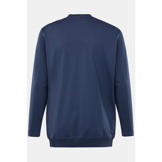 JP1880  Langarmshirt, Basic, Bauchfit, Rundhals 