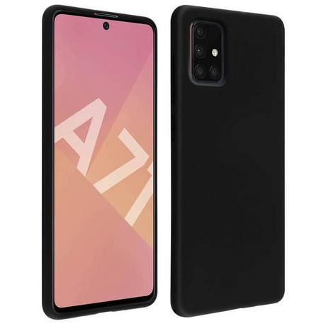 Avizar  Coque Soft Touch Galaxy A71 Noir 