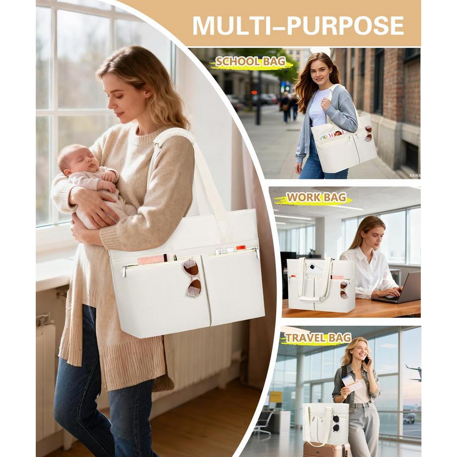 Only-bags.store grosse Reißverschlusstasche für Strand Reisen und Einkaufen  
