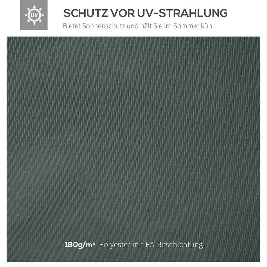 Outsunny Pavillondach, Sonnenschutz  