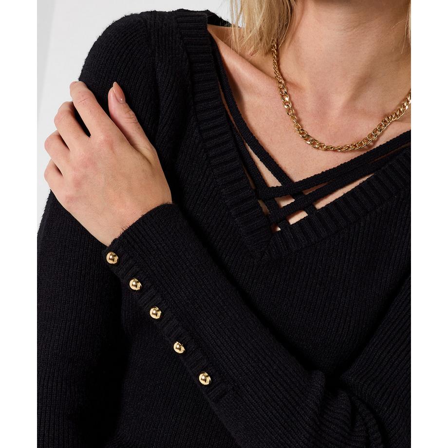 Joe Browns Pullover überkreuztem Vorderteil  