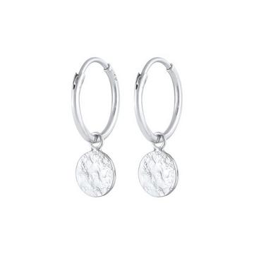 Boucles d'Oreilles Créoles Avec Plaques