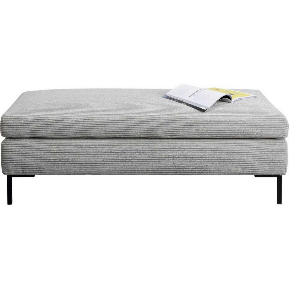 KARE Design Tabouret Gianni Cordon gris  