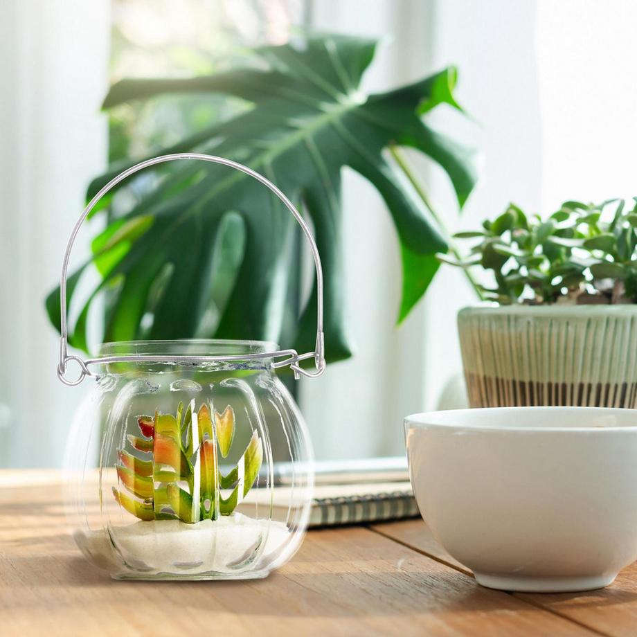 Northio Lot de 12 lanternes en verre  