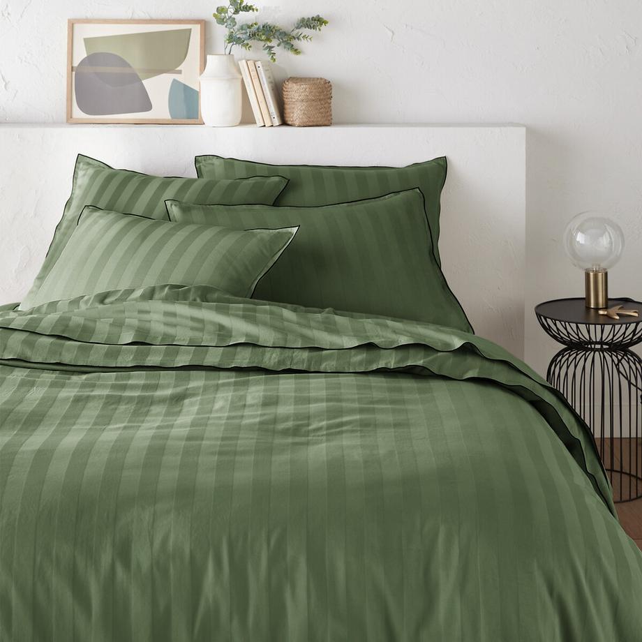 Housse de couette satin de coton lavé