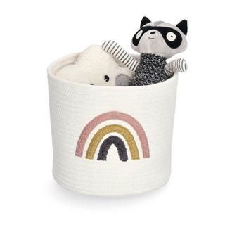 Zeller Present  Zeller Present 14480 rangement de jouets Panier de rangement Autonome Multicolore, Blanc 