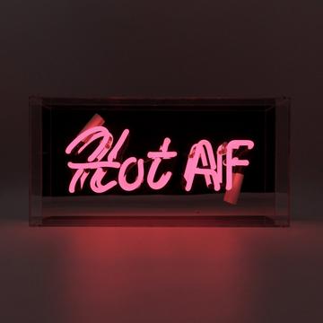 Acryl-Box Neon - Hot AF rosa