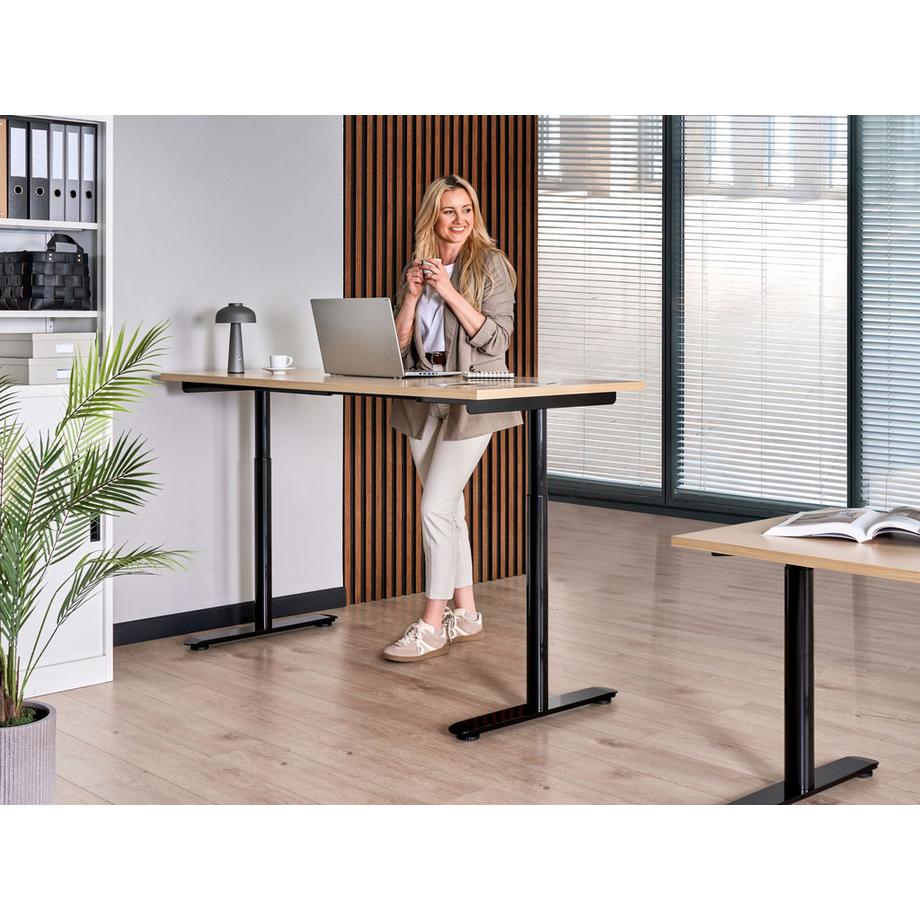 Beliani Bureau réglable en hauteur électriquement  Moderne DESTINAS  