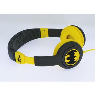 OTL  OTL Technologies DC Comics Bat signal Écouteurs Avec fil Arceau Musique Noir, Jaune 