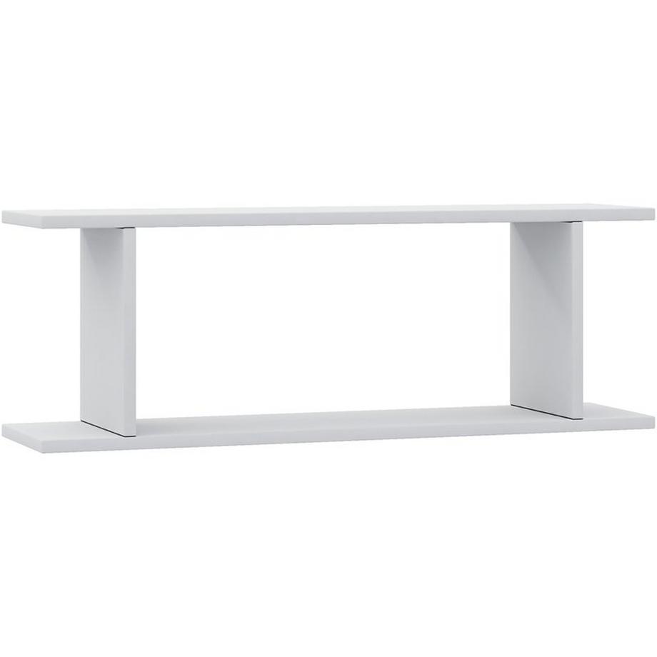 VCM Holzregal hängend | platzsparendes Regal | Maße:  H. 28 x B. 80 x T. 20 cm | Elegantes Regal hängend | Aufbewahrungsregal | Bücherregal | Wandboard -  