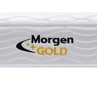 Vente-unique Ensemble 90 x 190 cm sommier coffre blanc + matelas ressorts et mémoire de forme ép.15cm - WOLKENLOS de MORGENGOLD  