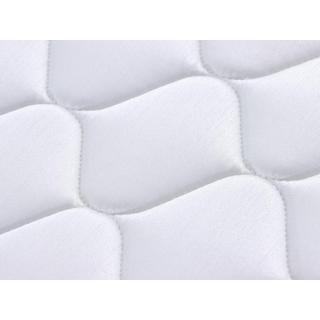 Vente-unique Set 90 x 190 cm Rete contenitore Bianco + Materasso molle e memory foam sp. 15 cm - WOLKENLOS di MORGENGOLD  