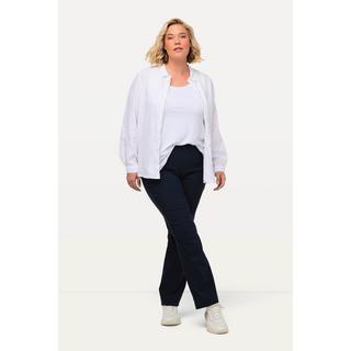 Ulla Popken  Pantalon classique en tissu bengaline 