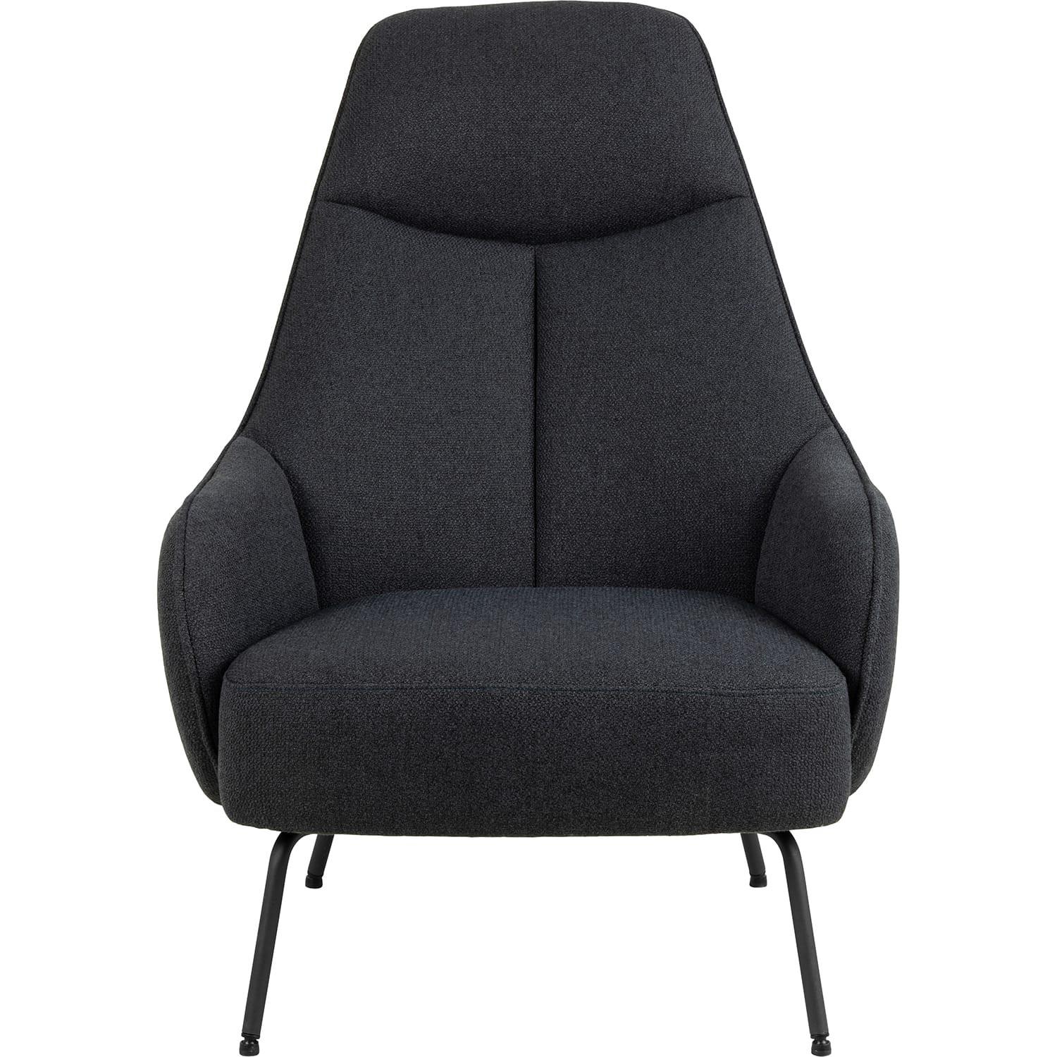 mutoni Fauteuil Tucker bleu foncé  