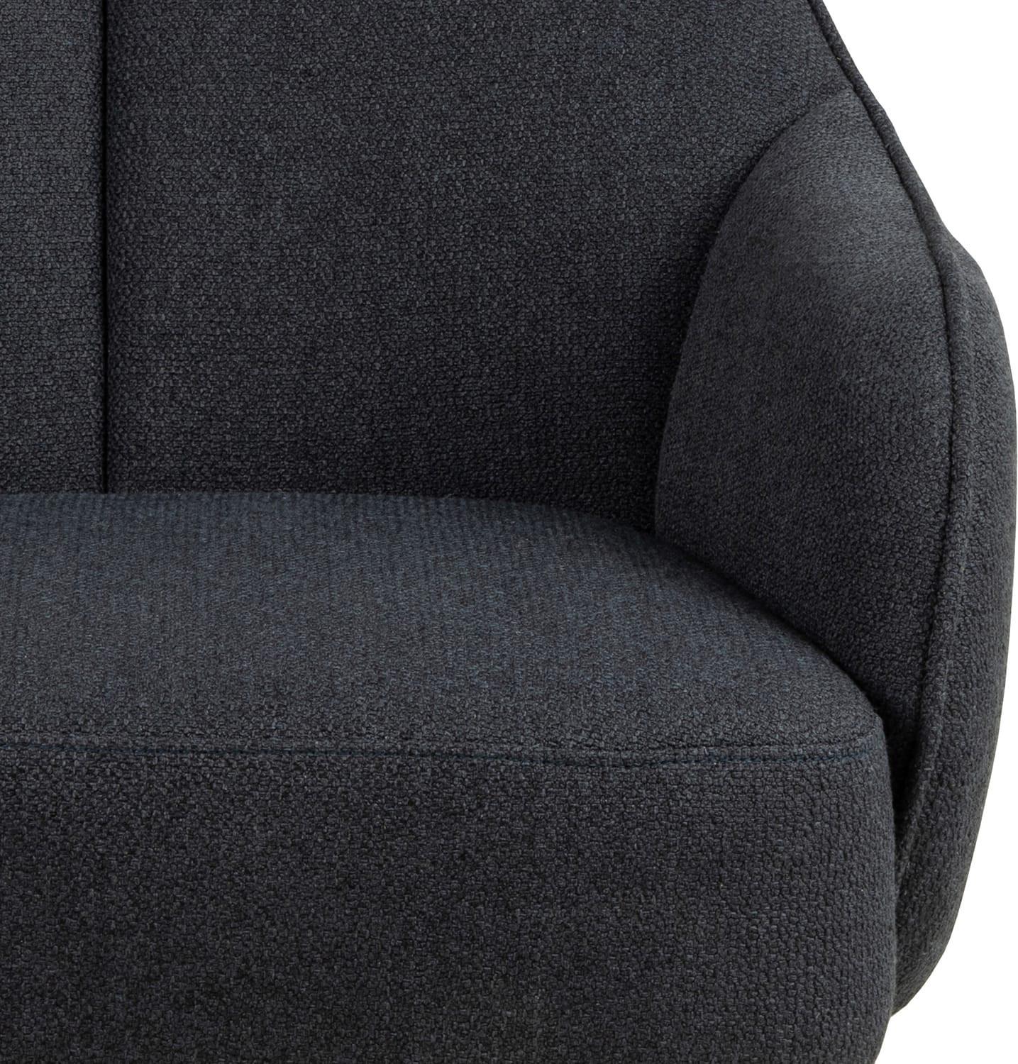 mutoni Fauteuil Tucker bleu foncé  