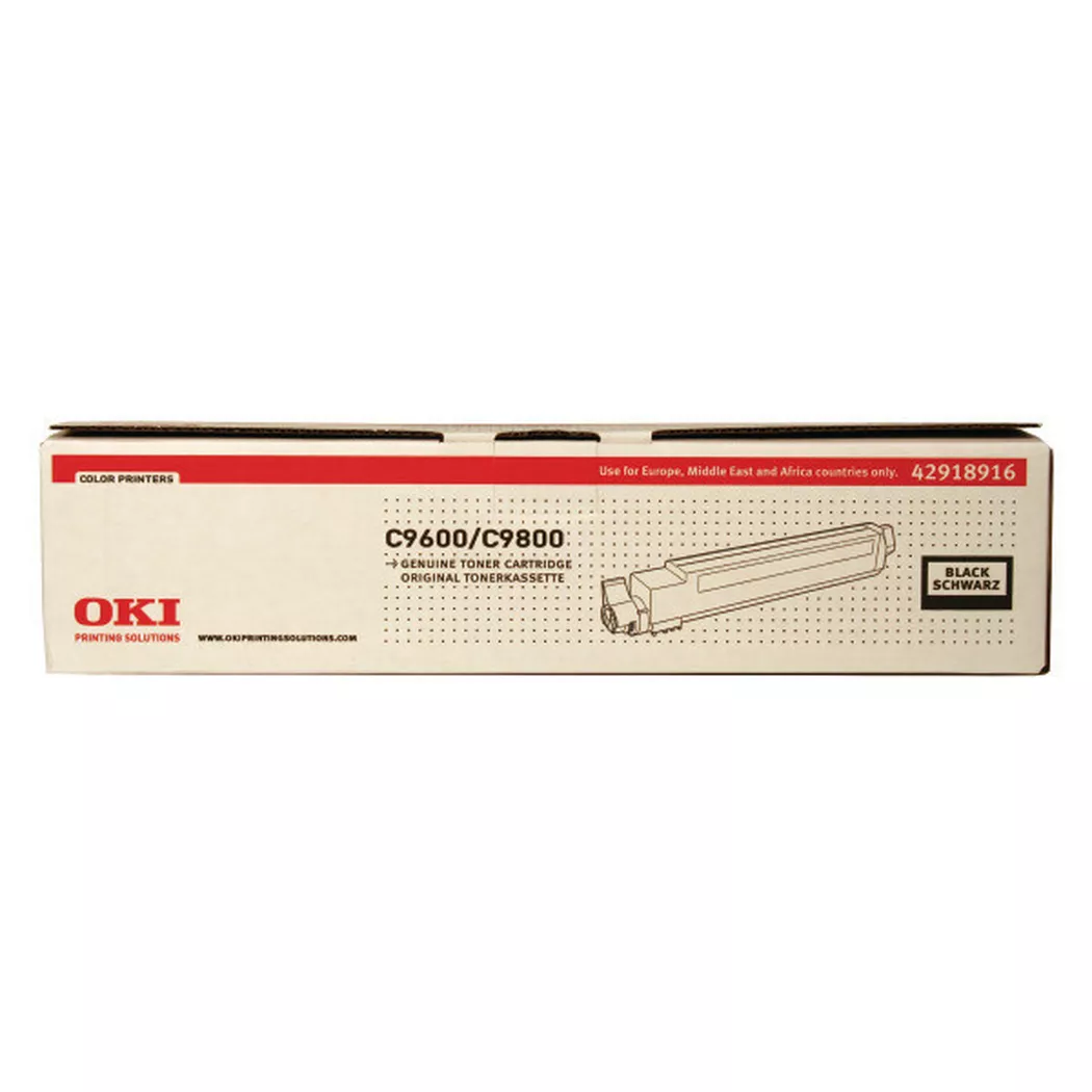 OKI – Toner schwarz 42918916 C9600 15’000 Seiten, Grau, One Size