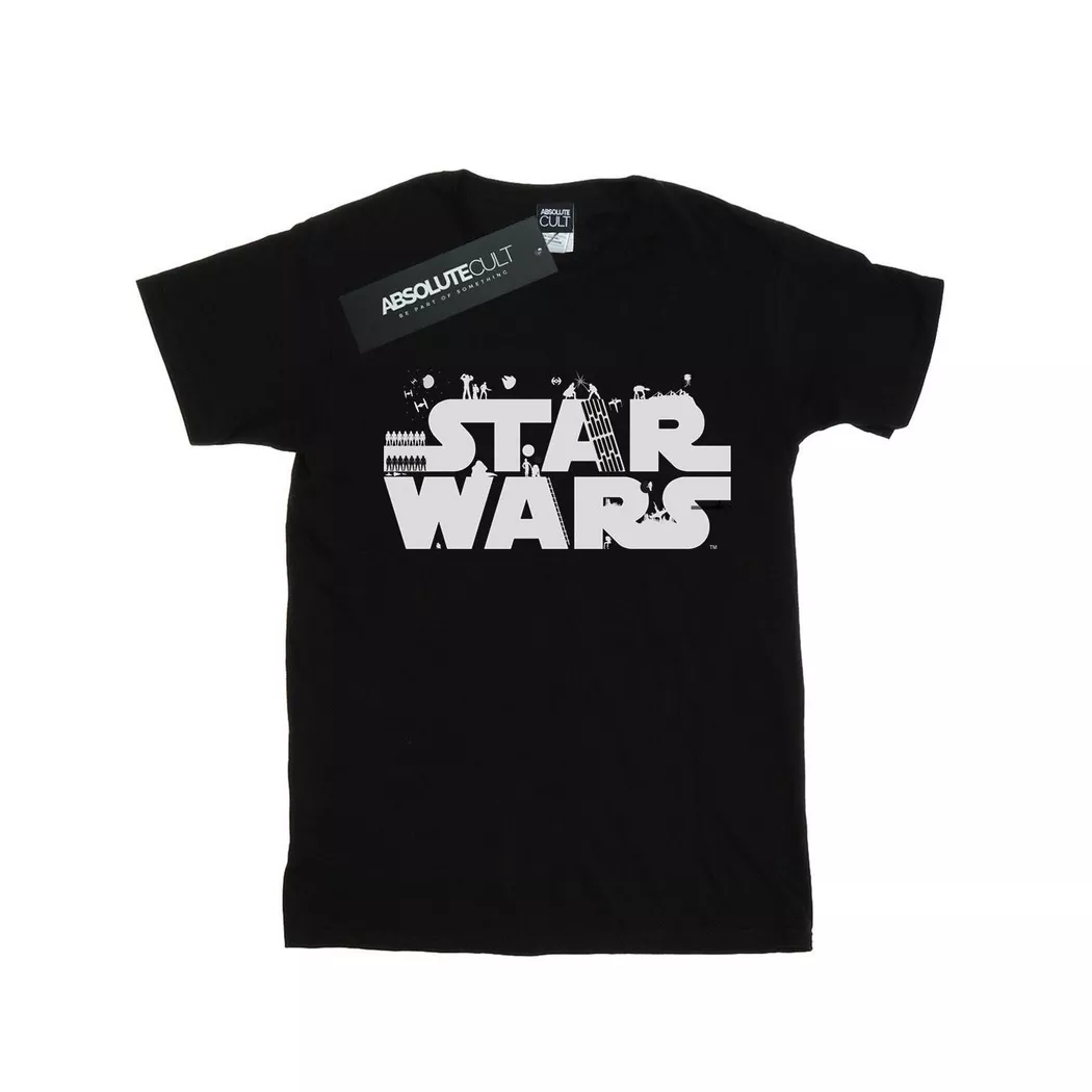 STAR WARS - TShirt, für Damen, Schwarz, Größe S