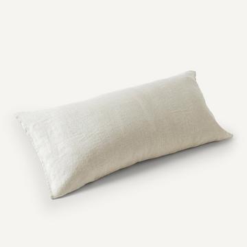Taie de traversin pur lin lavé