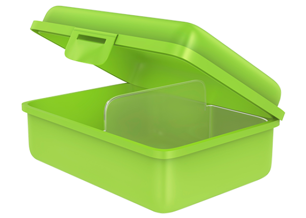 fizzy Fizzii Lunchbox mit Trennfach kiwi, Monster  