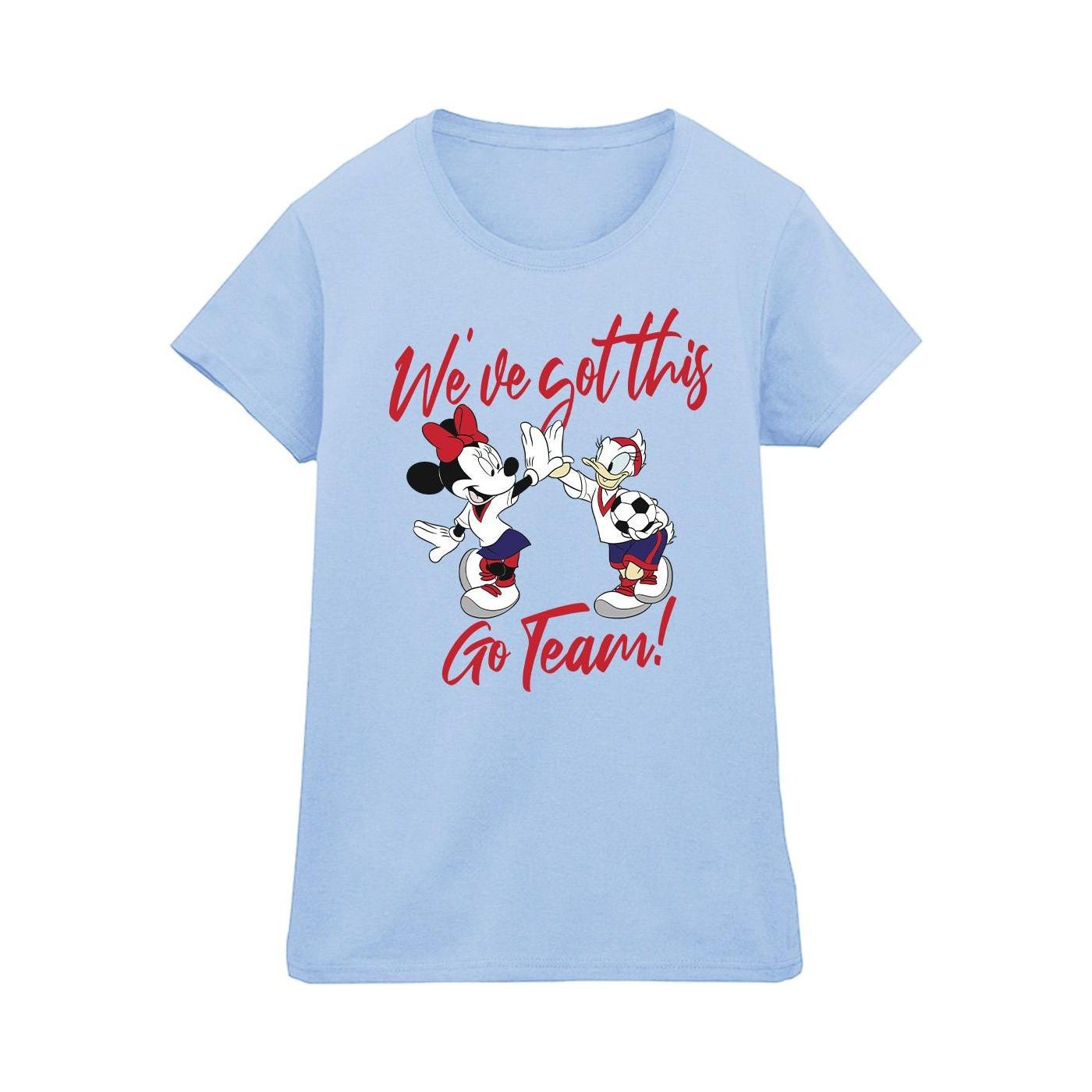 Image of Minnie Daisy We've Got This Tshirt Damen Blau XL