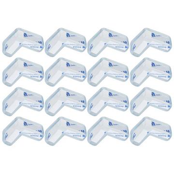 16 pcs Protège-coins transparents - en forme de L