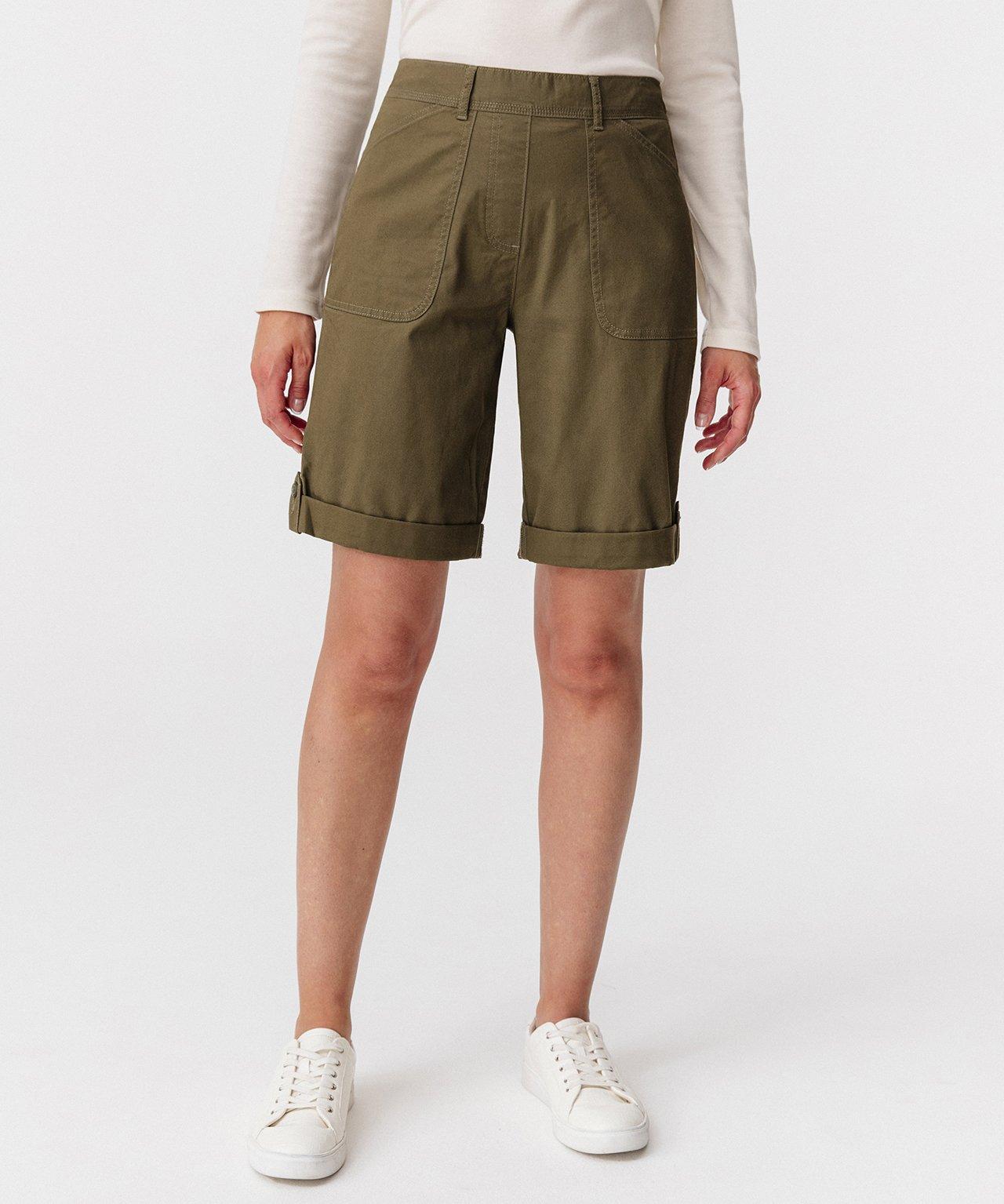Image of Bermudas, In Shorts Verwandelbar. Damen Grün 48