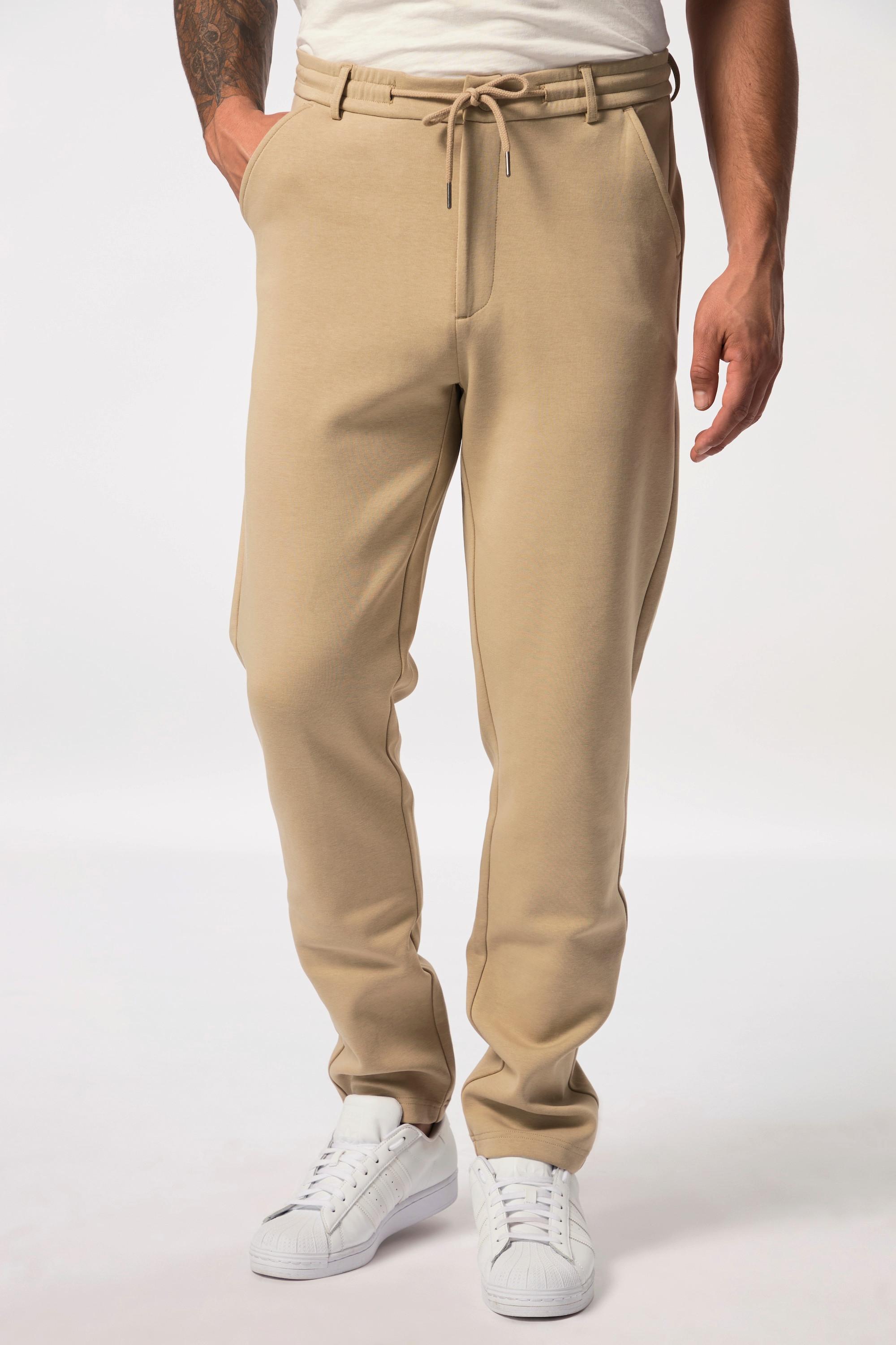 JP1880  Pantalon en jersey FLEXNAMIC®, collection Business. Chino à enfiler. Gamme modulaire NEW YORK beige 