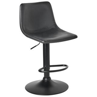 Beliani Set di 2 sgabelli da bar en Pelle sintetica Classico LEBRIJA  