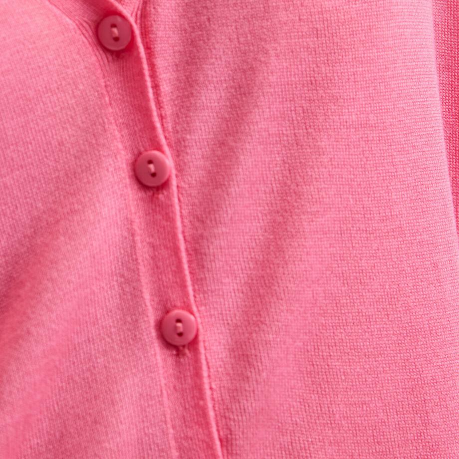 La Redoute Collections Cardigan in maglia fine con scollo a V e chiusura a bottoni  