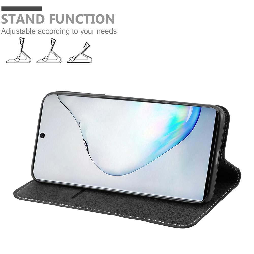 Cadorabo  Housse compatible avec Samsung Galaxy NOTE 10 - Coque de protection avec fermeture magnétique, fonction de support et compartiment pour carte 