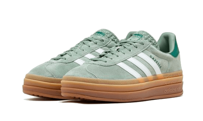 adidas  Gazelle Bold Silver Green 