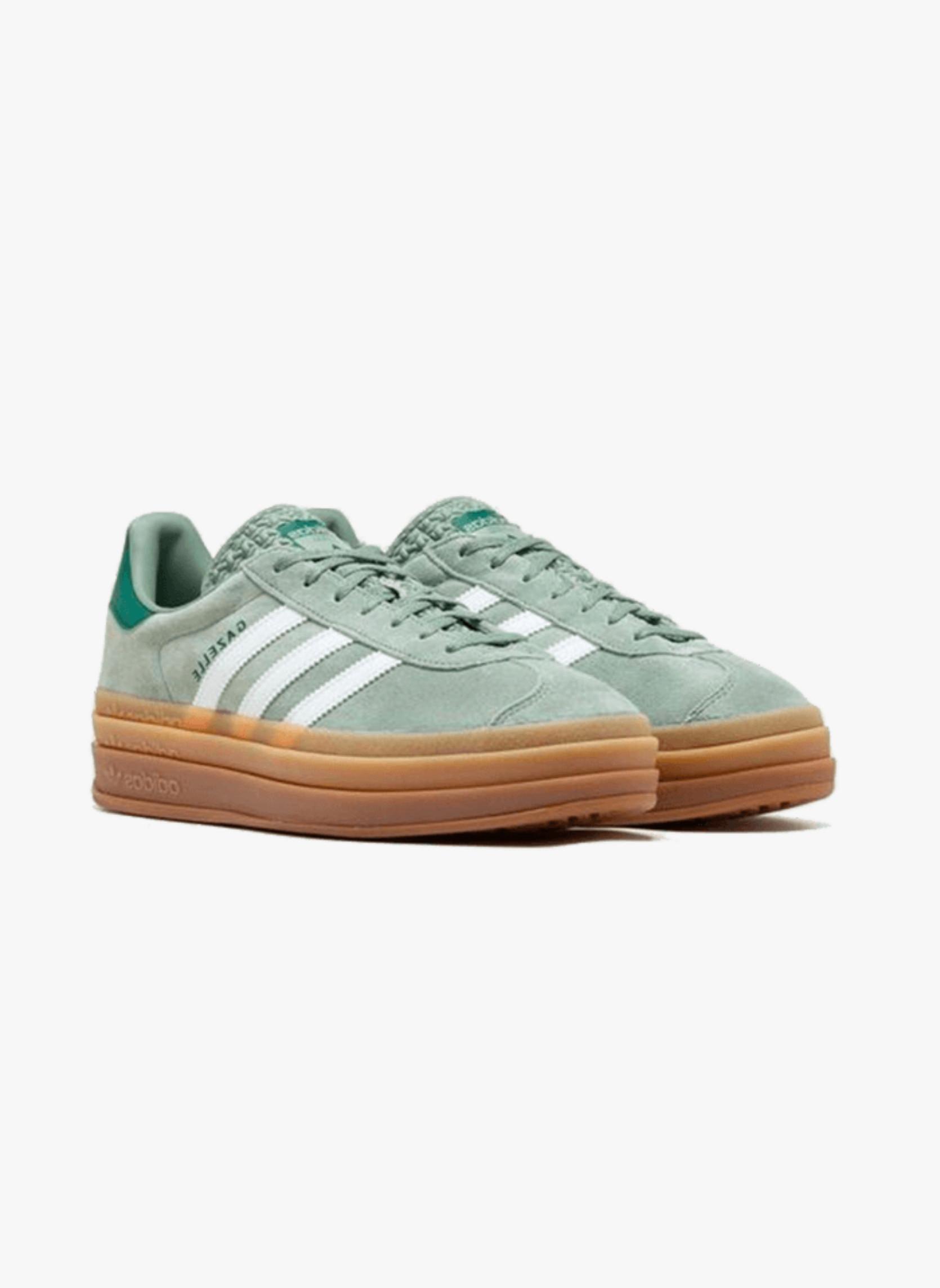 adidas  Gazelle Bold Silver Green 