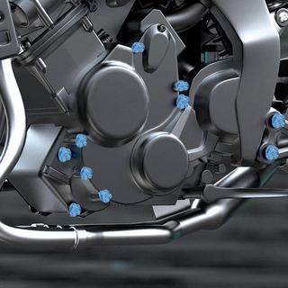 eStore Protection vis pour moto - 30 pcs - Bleu  