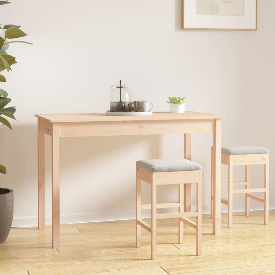 VidaXL tavolo da pranzo Legno di pino  