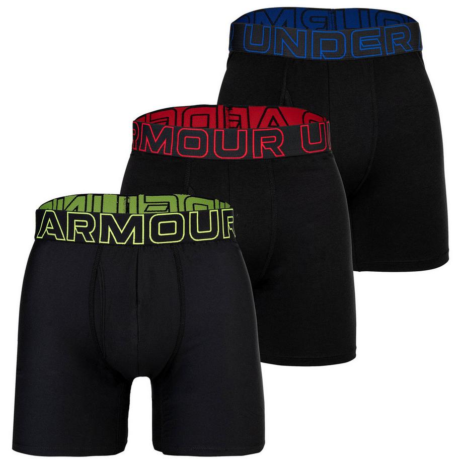 UNDER ARMOUR UA Performance Tech Solid 6 Inch Boxer Briefs 3er Pack  