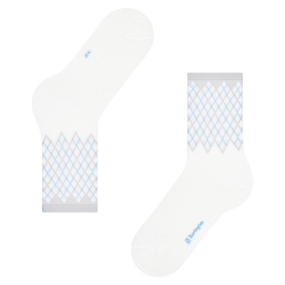 Burlington Mayfair Rautenmuster Socken  