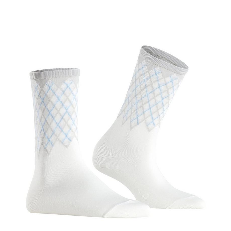 Burlington Mayfair Rautenmuster Socken  