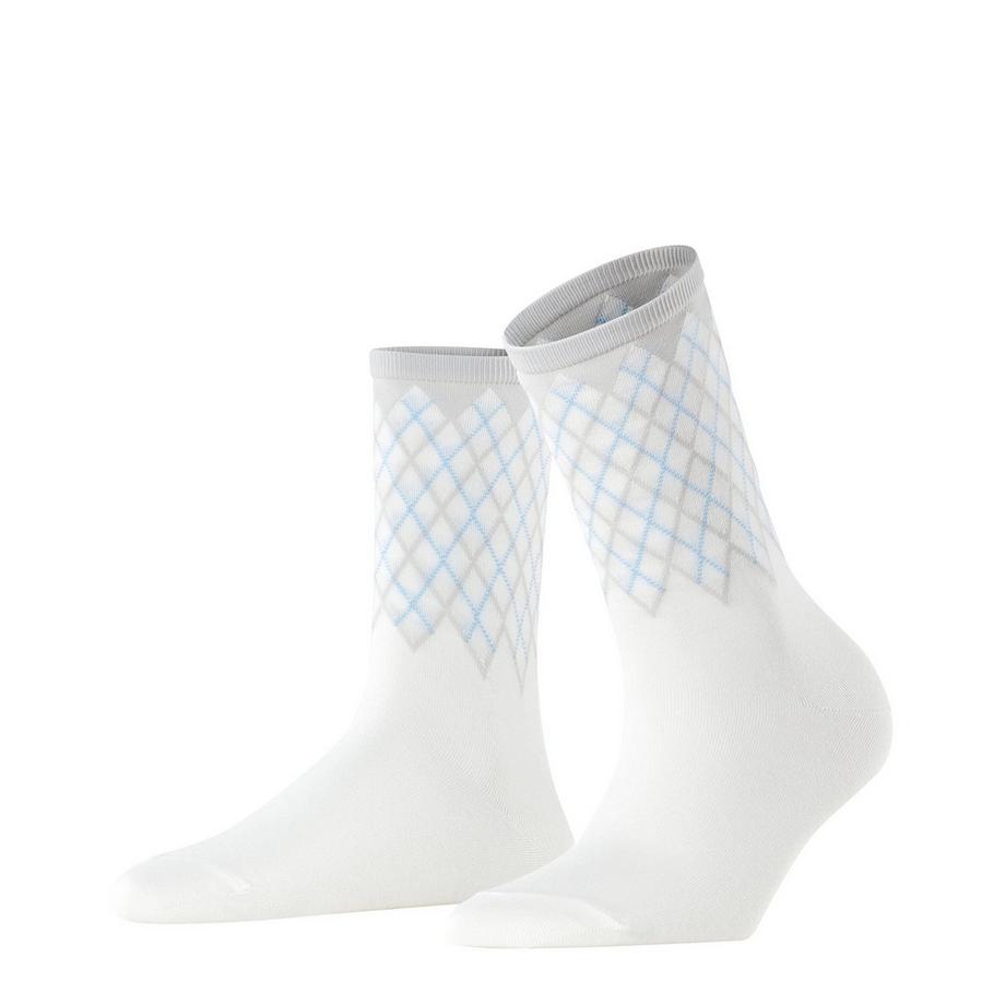 Burlington Mayfair Rautenmuster Socken  