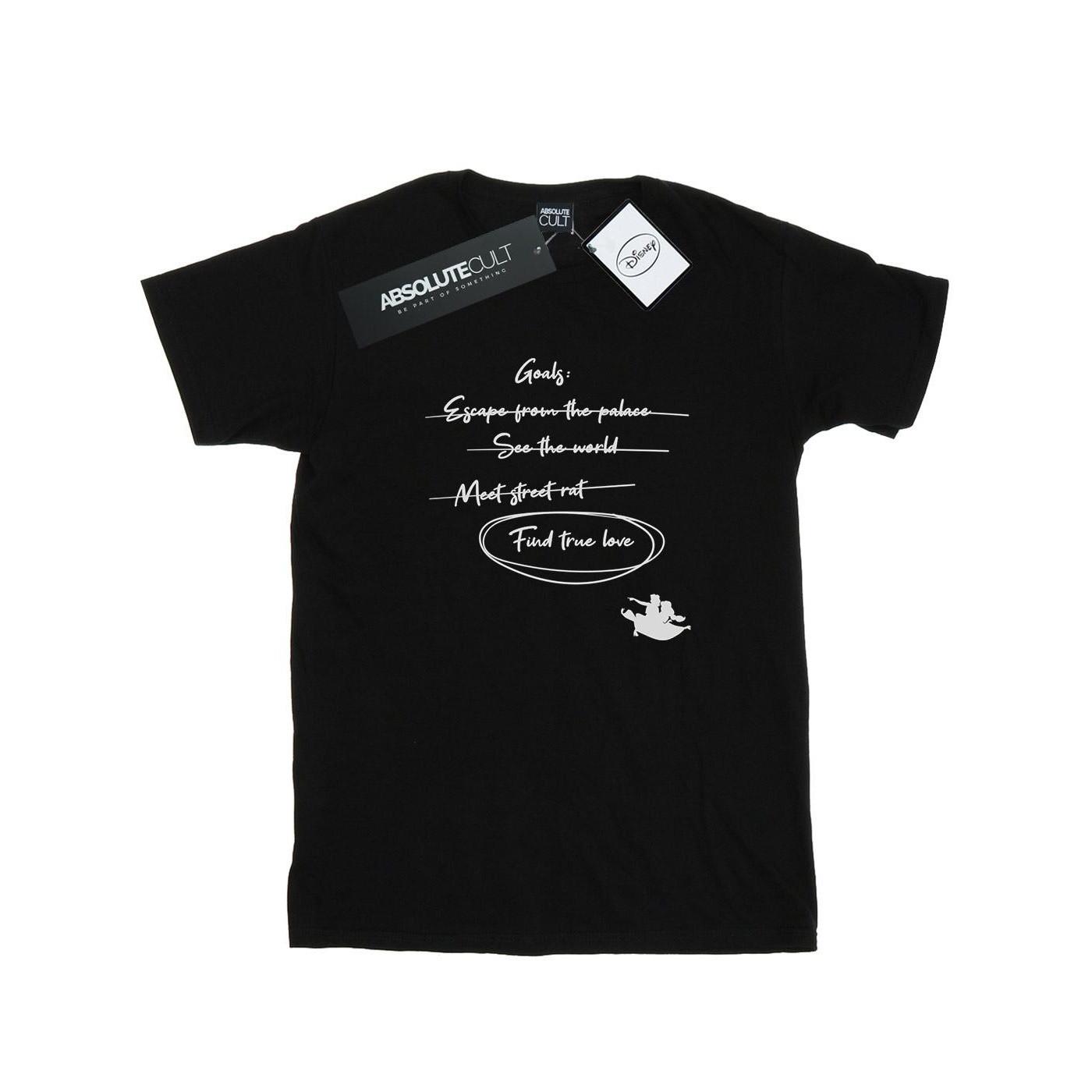 Image of Aladdin Jasmine Goals Tshirt Damen Schwarz 3XL