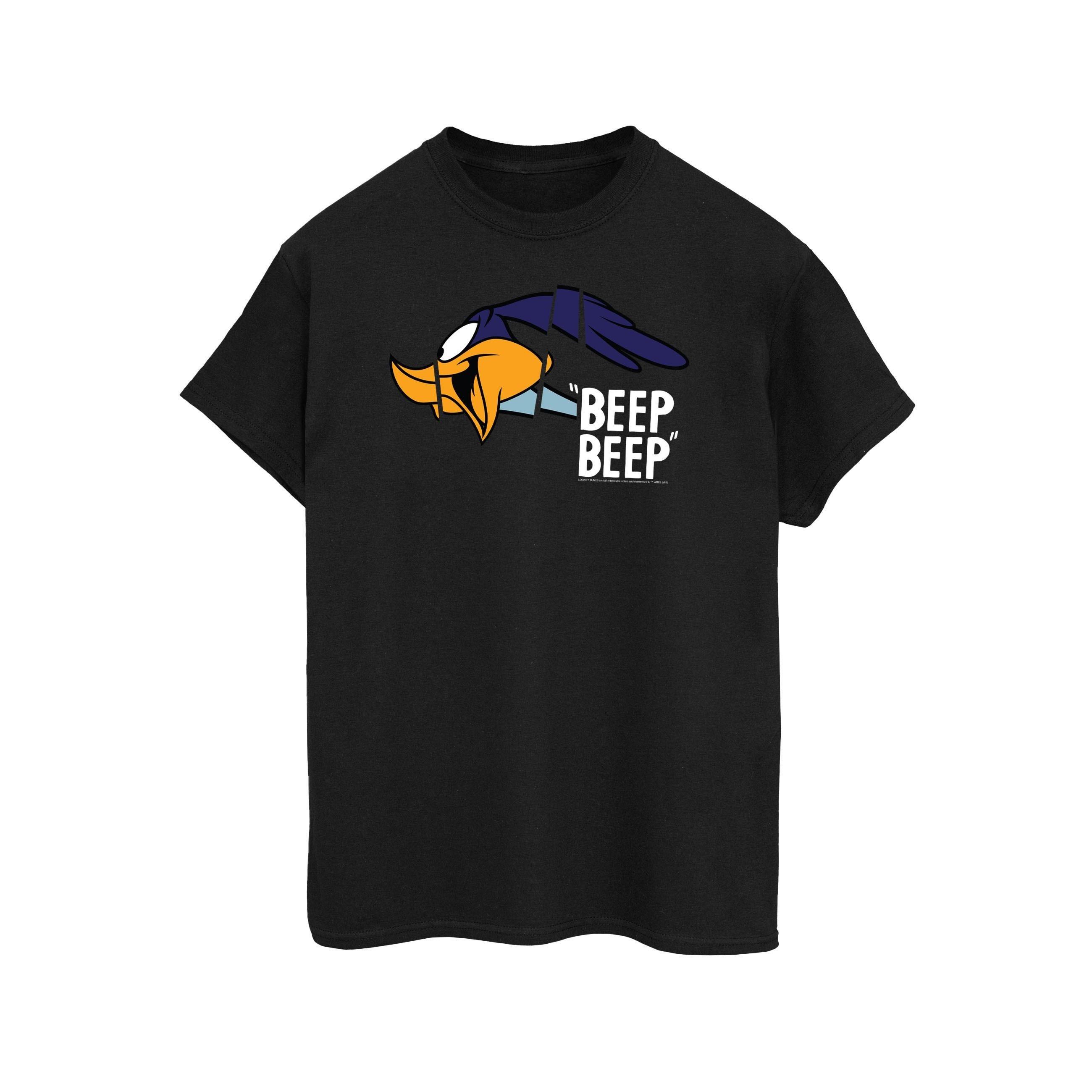 Image of Beep Beep Tshirt Damen Schwarz M