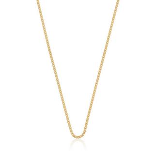 MUAU Schmuck  Collier rond gourmette or jaune 750, 1.6mm, 40cm 