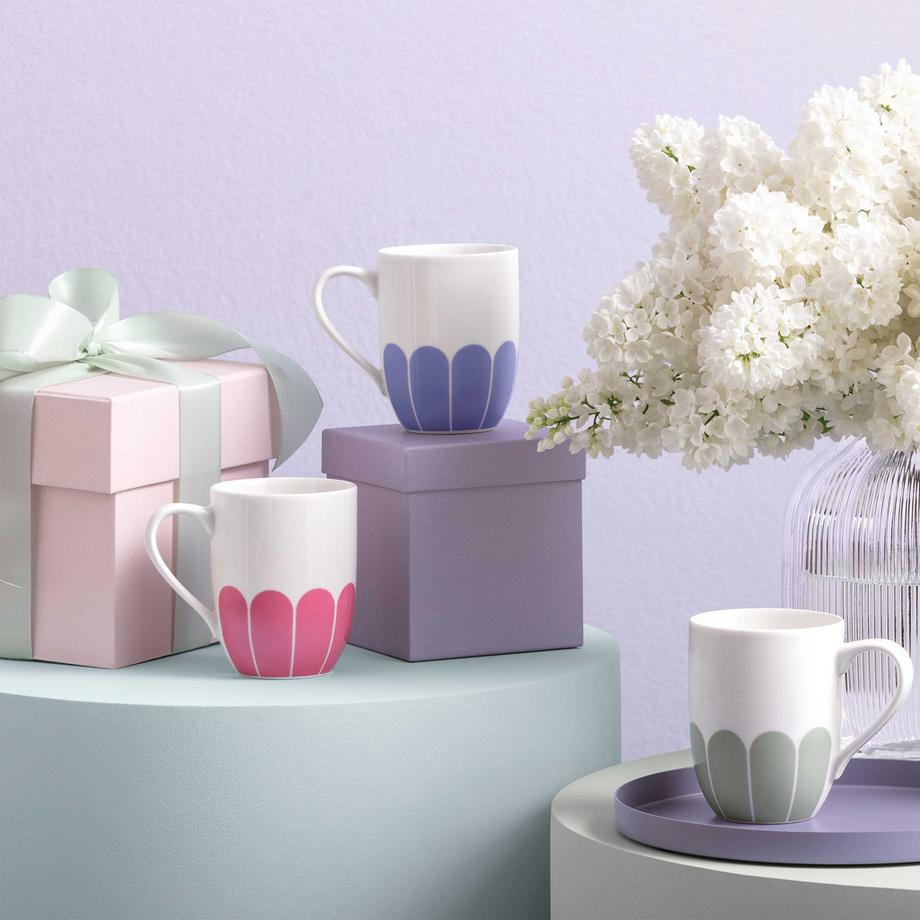 Villeroy&Boch Mug avec anse Fleur cassis  