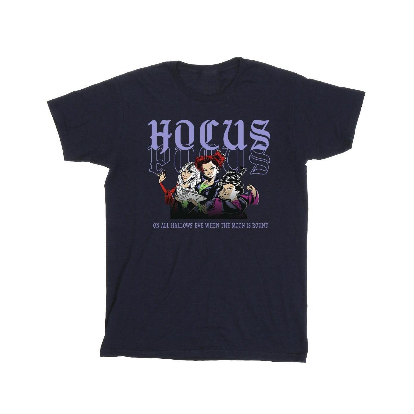 Image of Hocus Pocus Hallows Eve Tshirt Unisex Marine 116