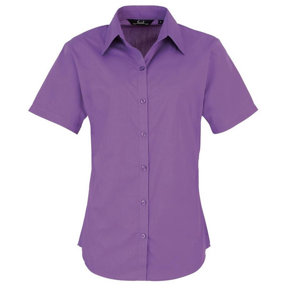 PREMIER Camicia da Lavoro Popeline Maniche Corte  