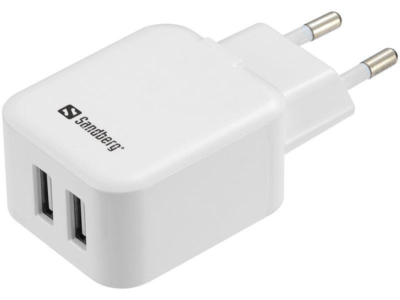 Sandberg  AC Charger Dual USB 2.4+1A EU 