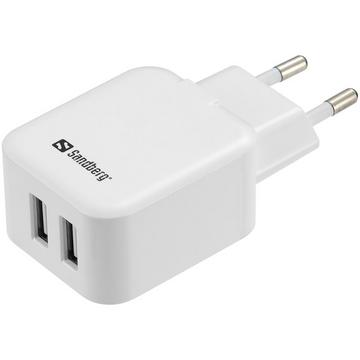 AC Charger Dual USB 2.4+1A EU